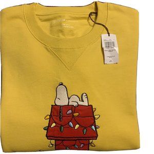 NWT Coach X Peanuts MEN'S Snoopy Lights Crewneck CE548 Size Extra large